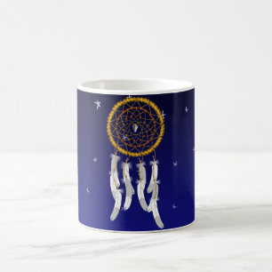 Dream Catcher--Tiger's Eye Coffee Mug