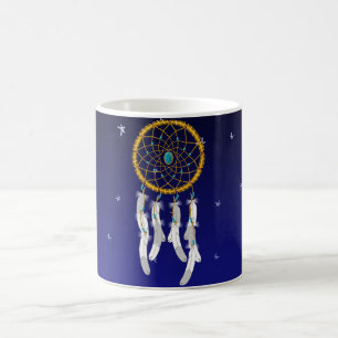 Dream Catcher--Turquoise Coffee Mug