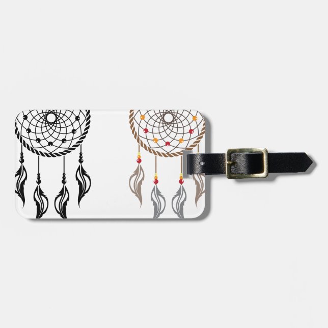 Dream Catcher vector Luggage Tag (Front Horizontal)