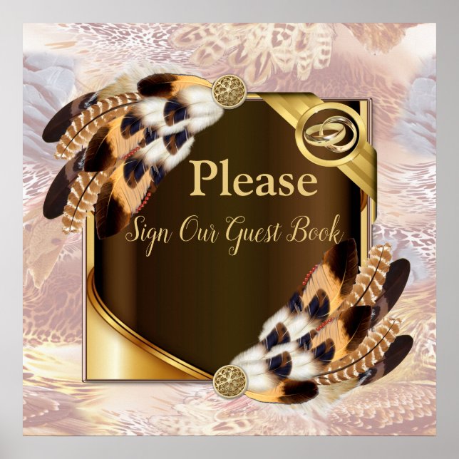 Dream Catcher Wedding Poster (Front)