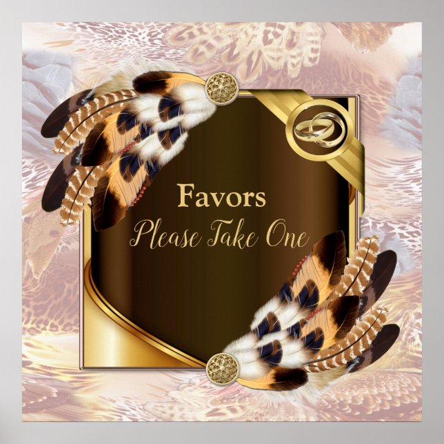 Dream Catcher Wedding Poster (Front)