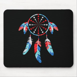 Dream Catcher Wind Chimes 4TH Of July Mouse Mat