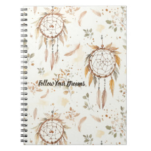 Dream Catchers Feathers Notebook