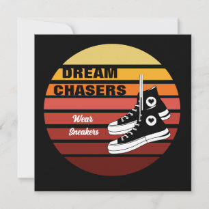Dream Chasers Wear Sneakers Holiday Card