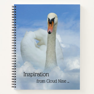 Dream Cloud Nine Swan Notebook