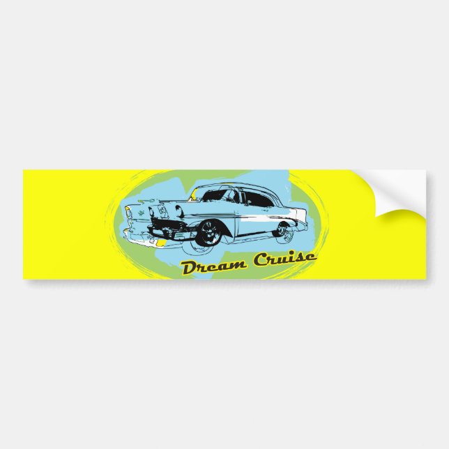 Dream Cruise Bumper Sticker (Front)