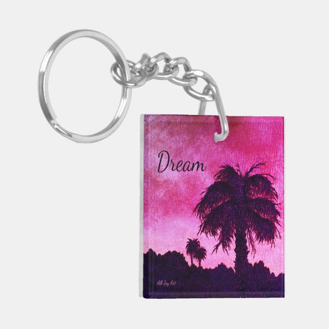 Dream "Desert Dream" Keychain by All Joy Art (Front Left)