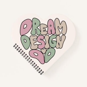 Dream Design Do Hand Lettering Typography Notebook