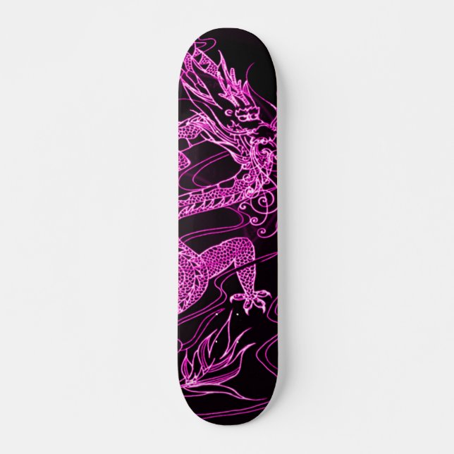 Dream Dragon Element Custom Pro Park Board Skateboard (Front)