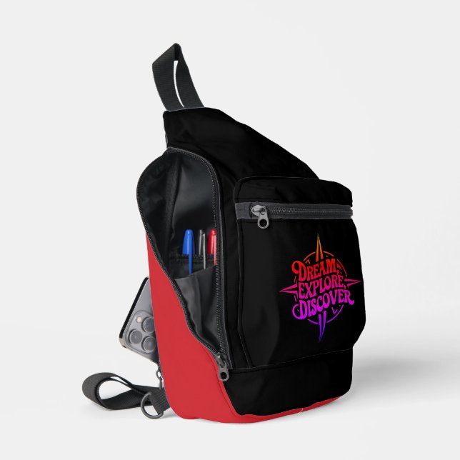 Dream Explore Discover Sling Bag (Open)