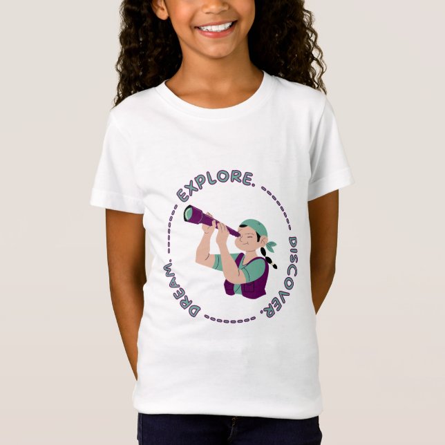 Dream Explore Discover  T-Shirt (Front)