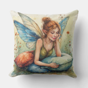 Dream Fairy Holding 2 Pillows