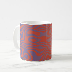 Dream Flow l Abstract Trippy Pattern - No. 01 Coffee Mug
