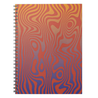 Dream Flow l Abstract Trippy Pattern - No. 01 Notebook