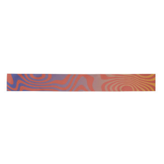 Dream Flow l Abstract Trippy Pattern - No. 01 Satin Ribbon