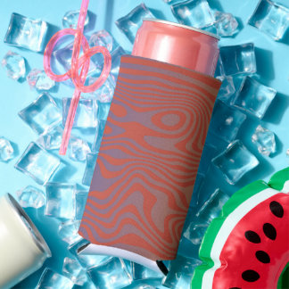 Dream Flow l Abstract Trippy Pattern - No. 01 Seltzer Can Cooler