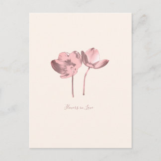 Dream Flowers in Love – RomanticFantasy Nature Postcard