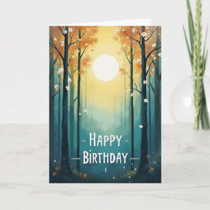Dream Forest Birthday Card