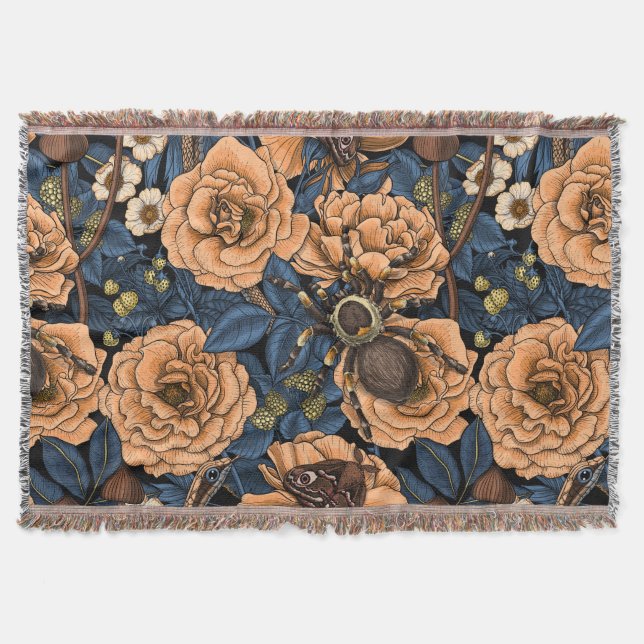 Dream garden 2 throw blanket (Front)
