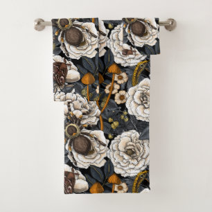 Dream garden 4 bath towel set