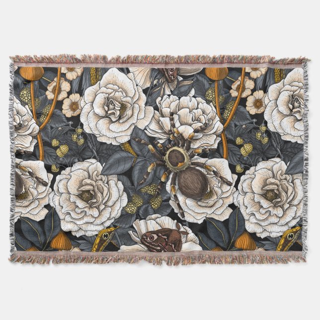 Dream garden 4 throw blanket (Front)