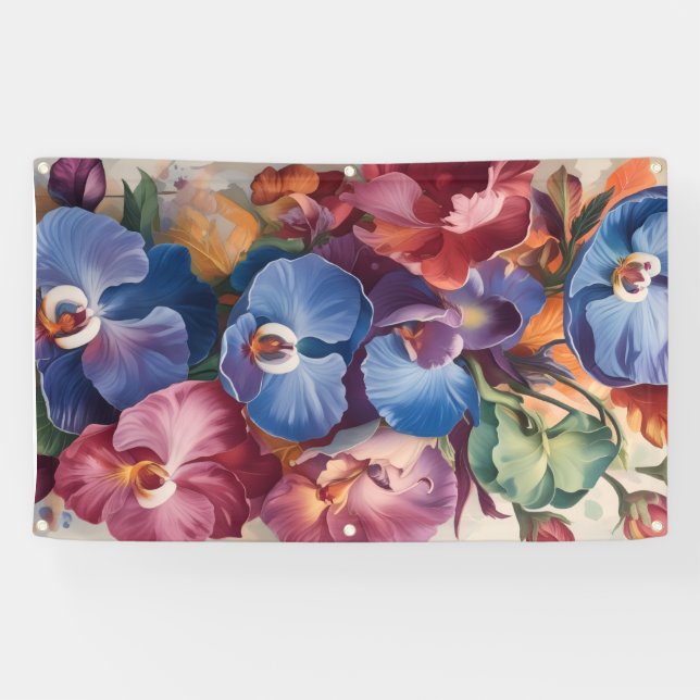 Dream Garden – Bold & Artistic Floral Design Banner (Horizontal)
