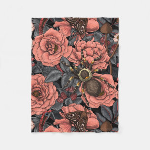Dream garden fleece blanket