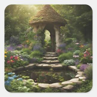 Dream Garden Square Sticker