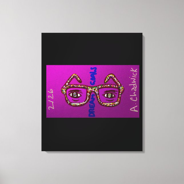 Dream Goals  Canvas Print (Front)