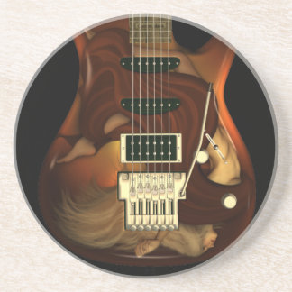 Dream Guitar - Grace Sandstone Coaster