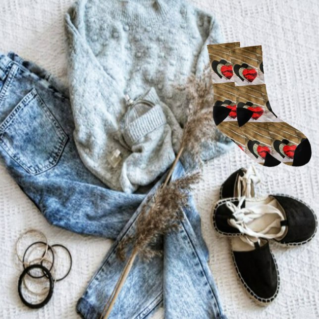 Dream Hearts A' Fallen Socks (Proudly, wear these Dream Hearts A'Fallen Socks, with your favorite outfit!)