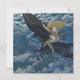 “Dream Idyll - A Valkyrie” by Edward Robert Hughes Holiday Card