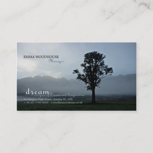 Dream - Imagination Business Card (Front)