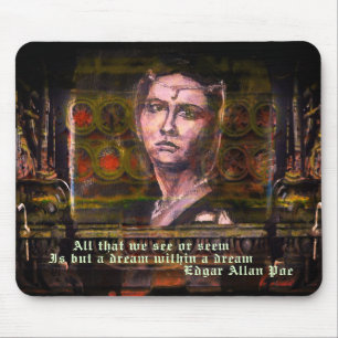 Dream in a dream gothic steampunk Mousepad