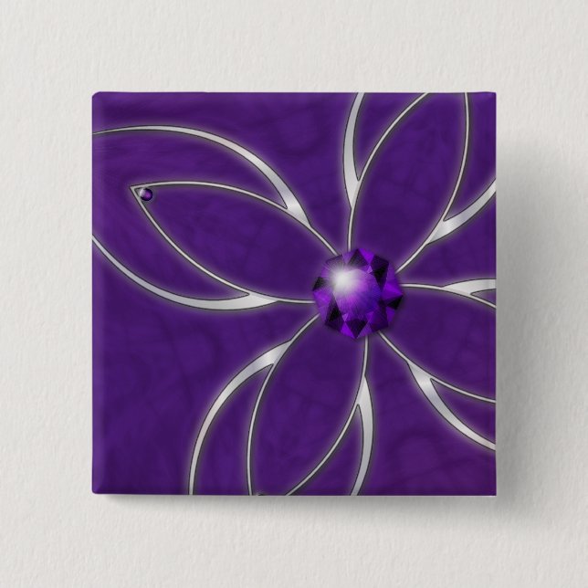 Dream in Amethyst Button (Front)
