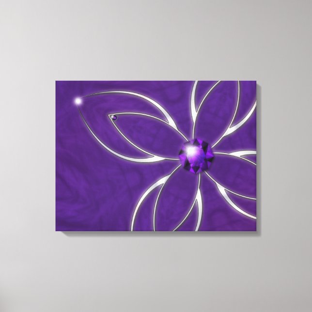 Dream in Amethyst Canvas Print (Front)