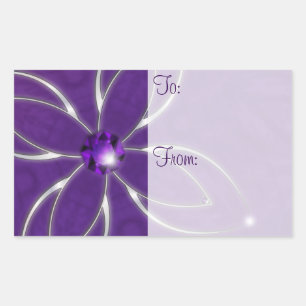 Dream in Amethyst Gift Tag Stickers