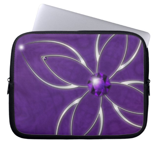 Dream in Amethyst Laptop Case (Front)