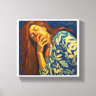 "Dream in Blue" – Decorative Canvas Print
