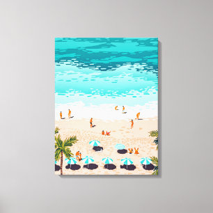 Dream in Colours Borrowed From The Sea   Ocean  Canvas Print