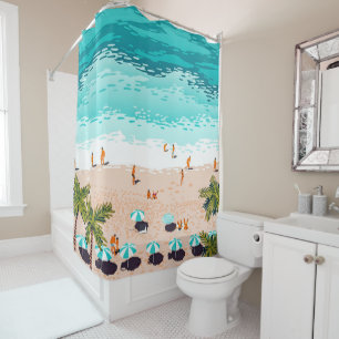 Dream in Colours Borrowed From The Sea Shower Curtain