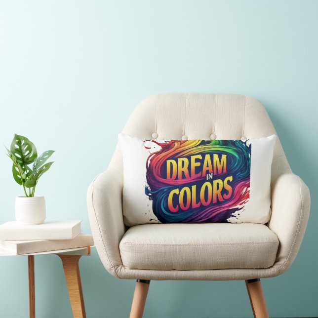 Dream in colours lumbar cushion (Chair)