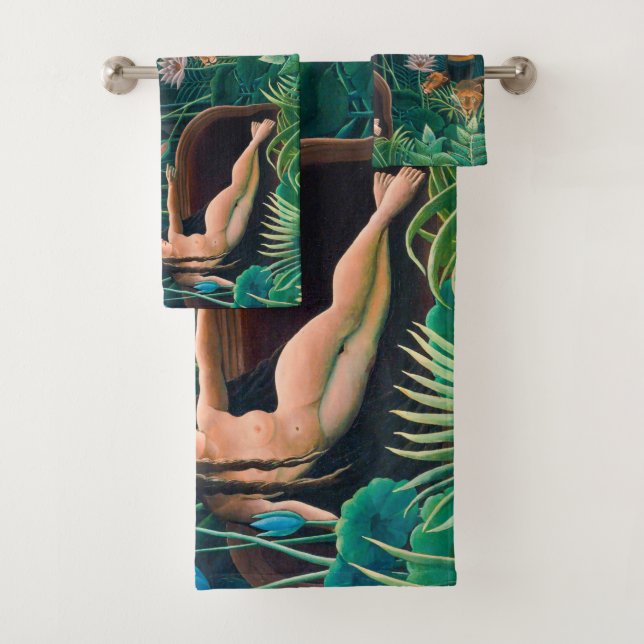 Dream in Exotic Jungle Forest Bath Towel Set (Insitu)