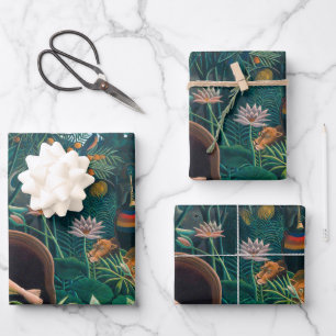 Dream in Exotic Jungle Forest Wrapping Paper Sheet