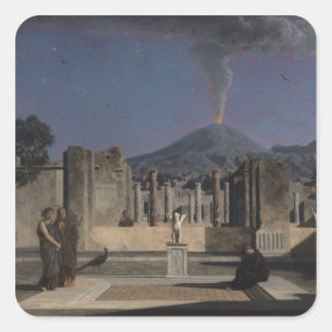 Dream in the Ruins of Pompeii, 1866 Square Sticker