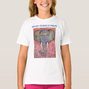 Dream Inspiration Elephant Girls Ruffle Shirt