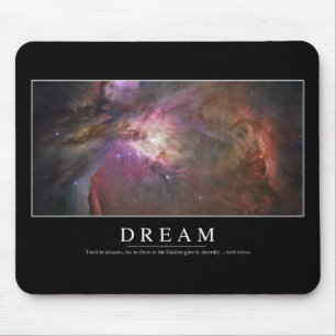 Dream: Inspirational Quote Mouse Mat