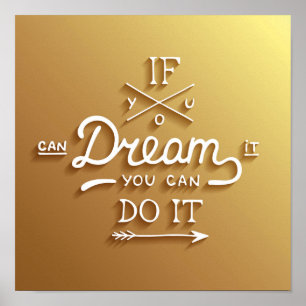 Dream Inspire Motivate Poster