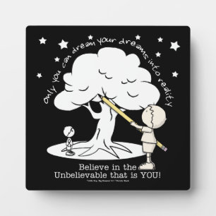 Dream Into Reality-Little Boy, Big Dreams Logo Plaque
