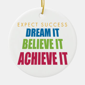 Dream It and Achieve It Ceramic Tree Decoration